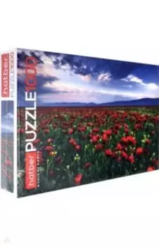 Hatber Puzzle-1000 Маковое поле