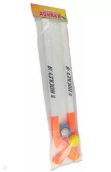 Хоккей с 2 клюшками, шайбой и мячиком, (S-00055)