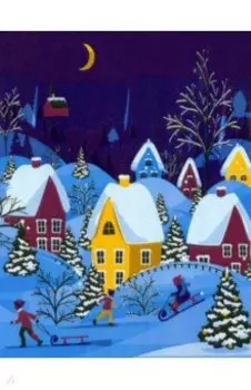 Холст с красками Резвящаяся ребятня