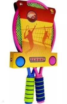 Игра активная "Теннис", 2 ракетки и 2 мяча (S-00155)