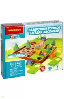Игра настольная логическая. Палаточный городок. Загадки местности