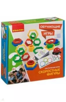Игра настольная обучающая "Скоростные фигуры" (ВВ3448)