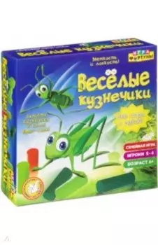 Игра настольная семейная "Веселые кузнечики" (Ф98388)