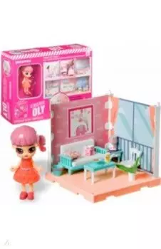 Игровой набор Мебель. Гостиная и куколка