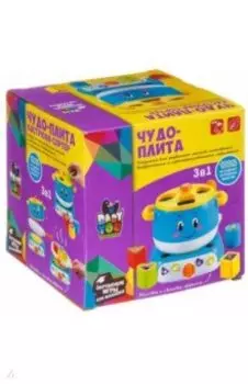 Игрушка музыкальная развивающая "Чудо-плита", сортер (ВВ4120)