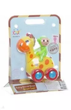 Игрушка на колесах. Животные с всадником