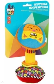 Игрушка-погремушка Кот