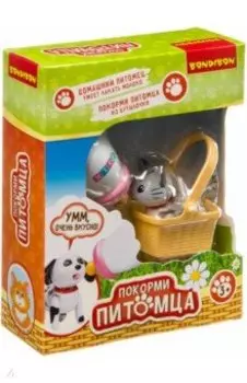 Игрушка развивающая "Кошечка с бутылочкой и корзинкой" (ВВ3397)