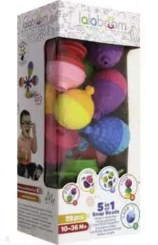 Игрушка развивающая "Lalaboom", 28 предметов (BL480)