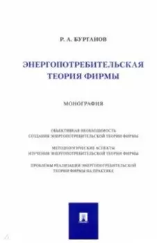 Энергопотребительская теория фирмы. Монография
