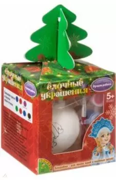 Ёлочные украшения Шар со снеговичком