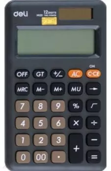 Калькулятор карманный, черный