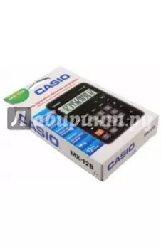 Калькулятор настольный Casio черный/коричневый, 12-разрядный (MX-12B)