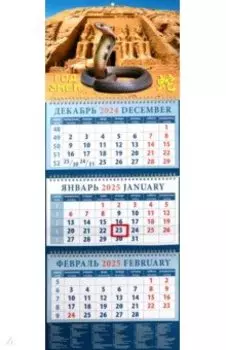 Календарь квартальный на 2025 год Год змеи