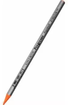 Карандаш цельнографитный в лаке акварельный Progresso 8780/126, апельсиновый