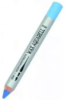 Карандаш восковой акварельный, церулеум синий