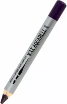 Карандаш восковой акварельный, фиолетовый темный