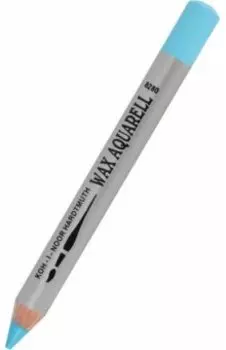 Карандаш восковой акварельный, прозрачный синий