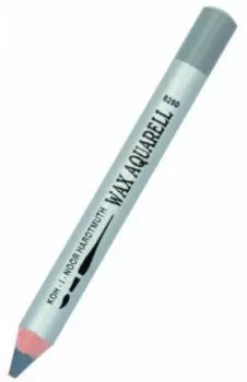 Карандаш восковой акварельный серый платиновый