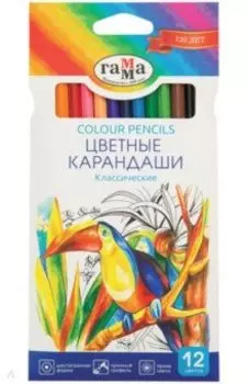 Карандаши 12 цветок "Классические" (05091802)