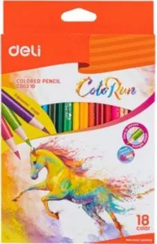 Карандаши 18 цветов ColoRun тополь (EC00310)