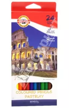 Карандаши 24 цвета "7 чудес света" (3654)