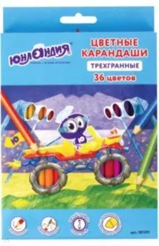 Карандаши 36 цветов "БЫСТРЕЕ ВСЕХ" (181391)