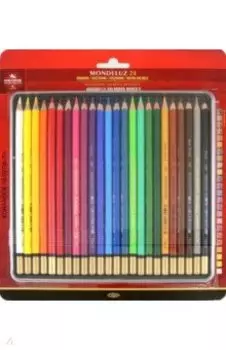 Карандаши акварельные 24 цвета Mondeluz