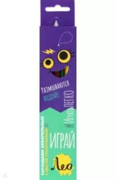 Карандаши акварельные Играй, 6 цветов