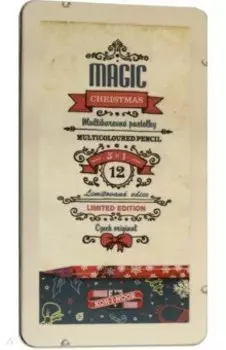Карандаши цельнографитные цветные в лаке Progresso Magic Limited Edition, 12 цветов