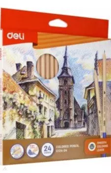 Карандаши цветные, 24 цвета