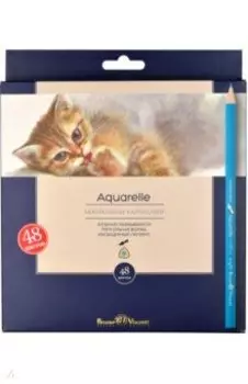 Карандаши цветные акварельные Aquarelle, 48 цветов