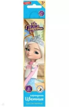 Карандаши цветные Аленка, 6 цветов