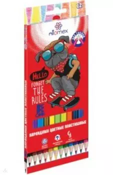 Карандаши цветные Be cool, 12 цветов