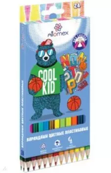 Карандаши цветные Be cool, 24 цвета