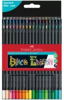 Карандаши цветные Black Edition, 36 цветов
