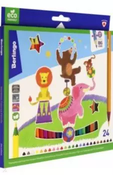 Карандаши цветные Цирк, 24 цвета