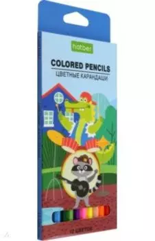 Карандаши цветные Eco. Каникулы, 12 цветов