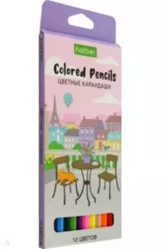 Карандаши цветные Eco. Прогулка, 12 цветов