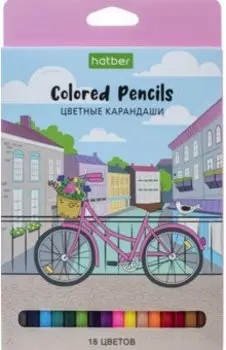 Карандаши цветные Eco. Прогулка, 18 цветов