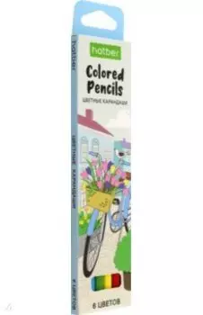 Карандаши цветные Eco. Прогулка, 6 цветов