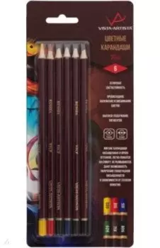 Карандаши цветные Fine, 6 цветов