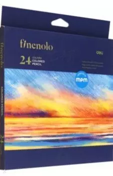 Карандаши цветные Finenolo, 24 цвета
