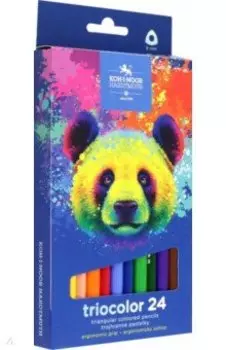 Карандаши цветные jumbo Triocolor Bear, 24 цвета