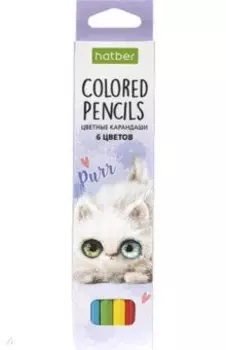 Карандаши цветные Кошарики, 6 цветов