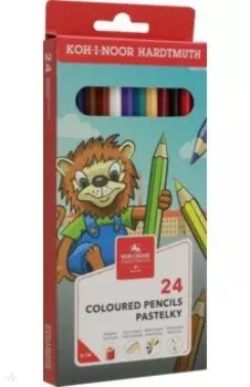 Карандаши цветные Lion 3554, 24 цветов