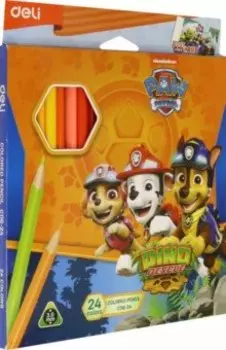 Карандаши цветные Paw Patrol, 24 цвета