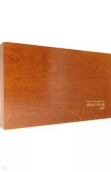 Карандаши цветные Polycolor, 36 цветов, в деревянной коробке