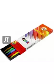 Карандаши цветные Progresso, 6 цветов, укороченные