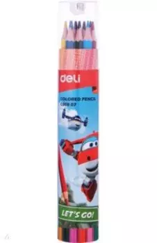 Карандаши цветные Super Wings, 12 цветов